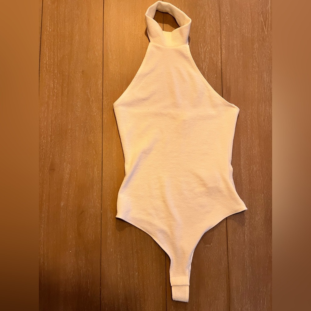 Mock Neck Halter Woman’s Bodysuit